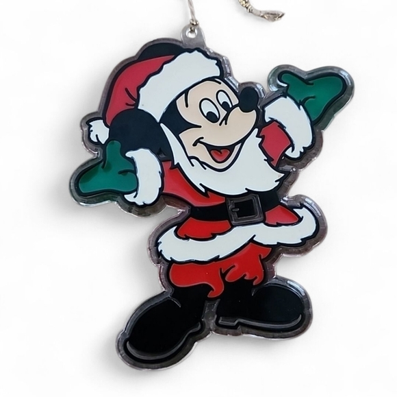Walt Disney Supply Productions Vintage Plastic Mickey Mouse Christmas or… - Picture 2 of 5